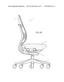 Chair Assembly with Upholstery Covering diagram and image