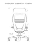 Chair Assembly with Upholstery Covering diagram and image