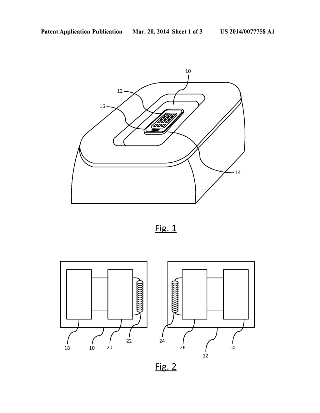 APPARATUS FOR INDUCTIVE CHARGING OF PORTABLE DEVICES IN VEHICLES - diagram, schematic, and image 02