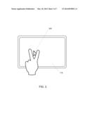 PORTABLE ELECTRONIC DEVICE INCLUDING TOUCH-SENSITIVE DISPLAY AND METHOD OF     CONTROLLING SAME diagram and image