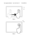 PORTABLE ELECTRONIC DEVICE INCLUDING TOUCH-SENSITIVE DISPLAY AND METHOD OF     CONTROLLING SAME diagram and image