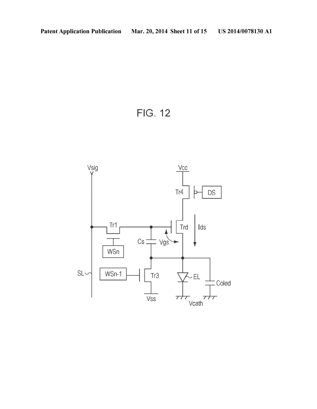 PIXEL CIRCUIT AND DISPLAY APPARATUS - diagram, schematic, and image 12