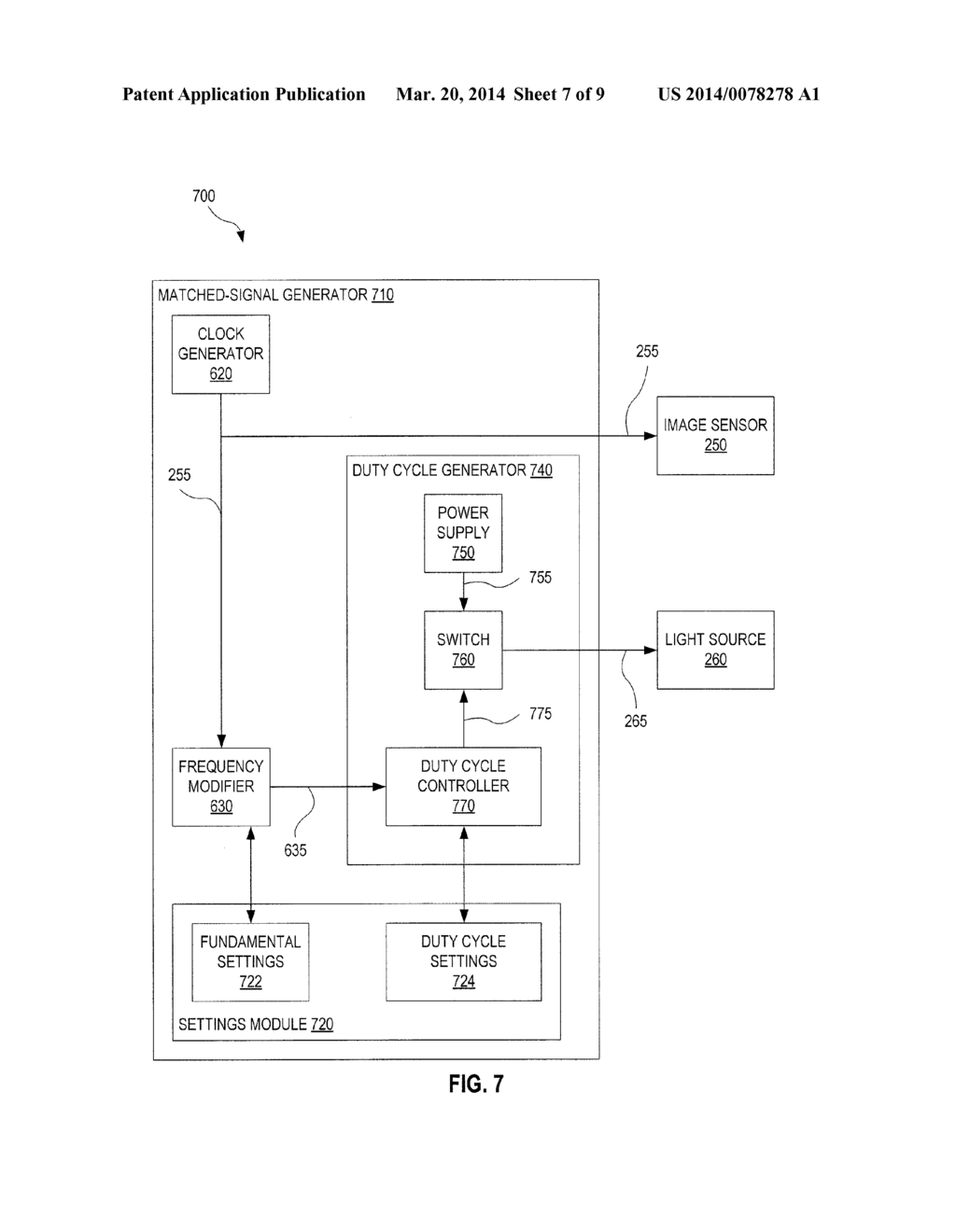 Systems and Methods for Controlling Lighting Strength of a Camera System     by Time-Matched Intermittent Illumination - diagram, schematic, and image 08