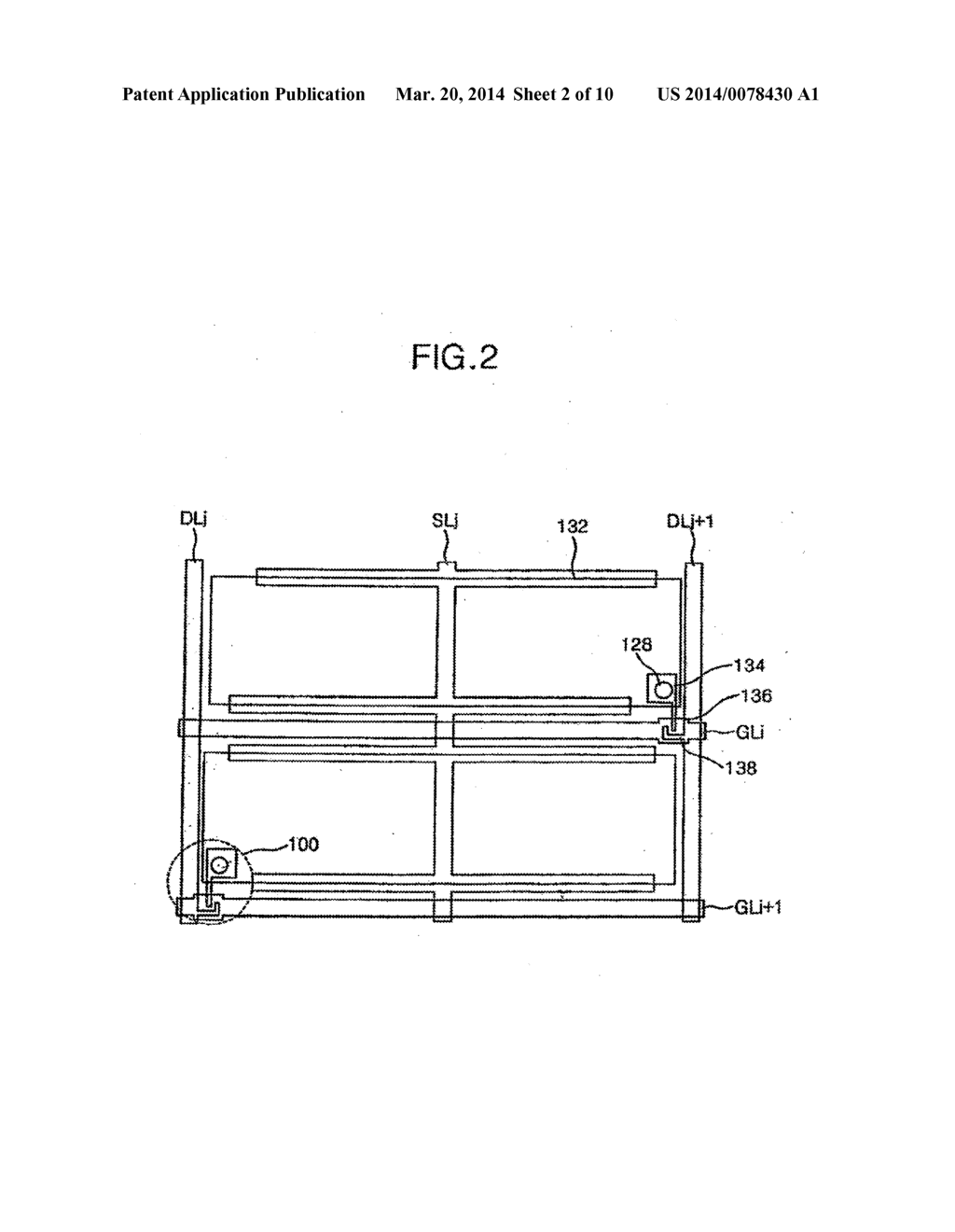 Horizontal Stripe Liquid Crystal Display Device - diagram, schematic, and image 03