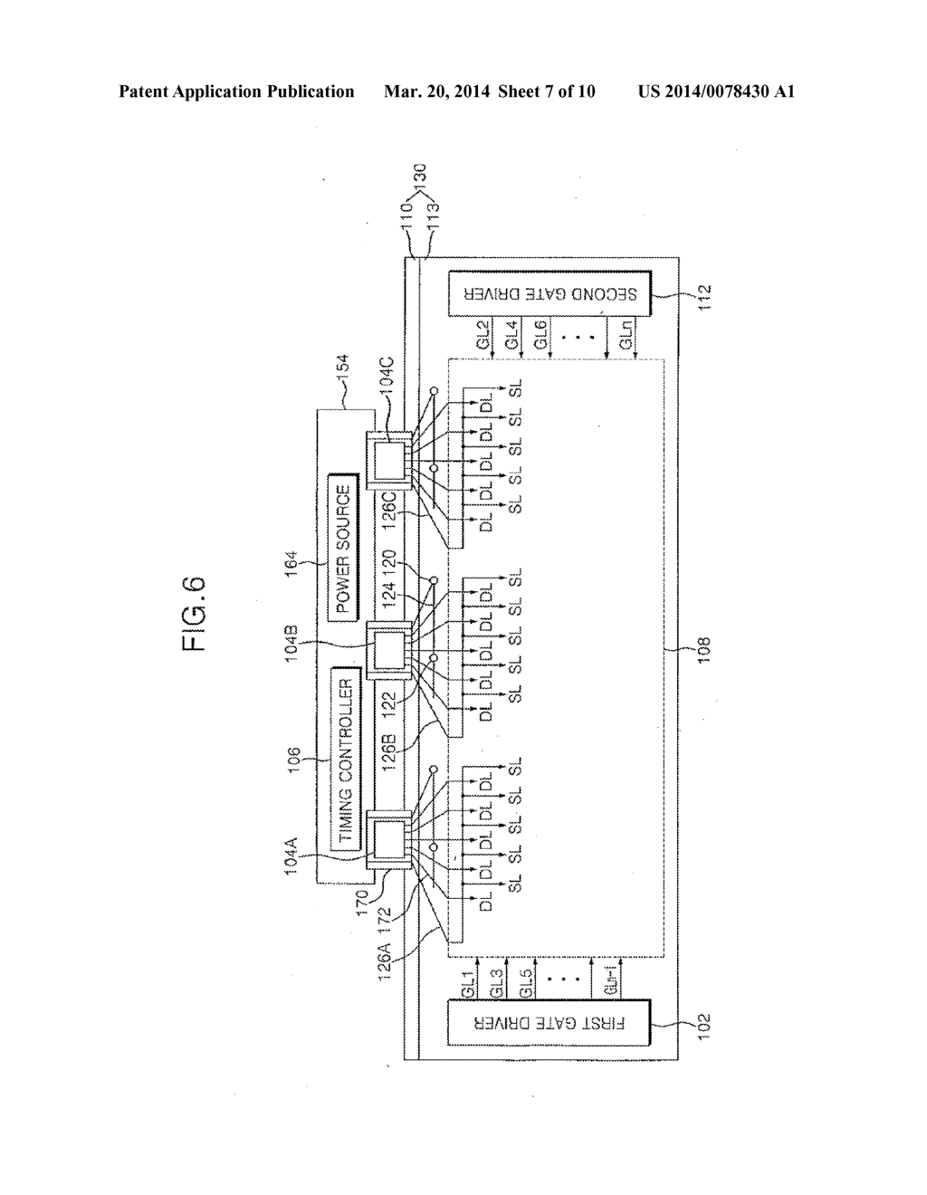 Horizontal Stripe Liquid Crystal Display Device - diagram, schematic, and image 08