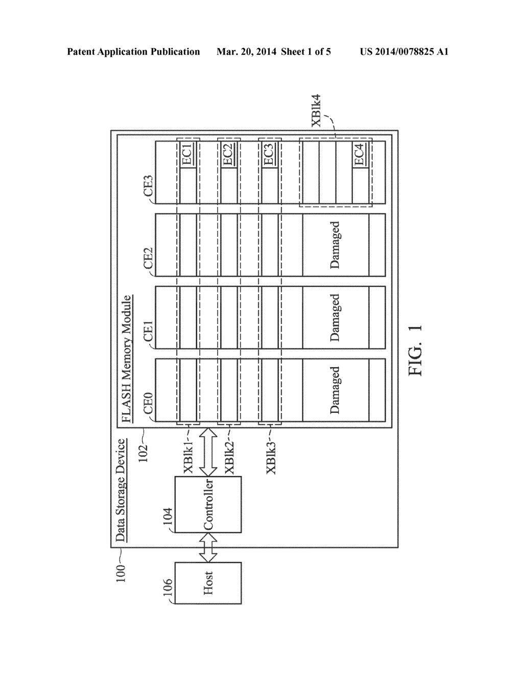 DATA STORAGE DEVICE AND FLASH MEMORY CONTROL METHOD THEREOF - diagram, schematic, and image 02