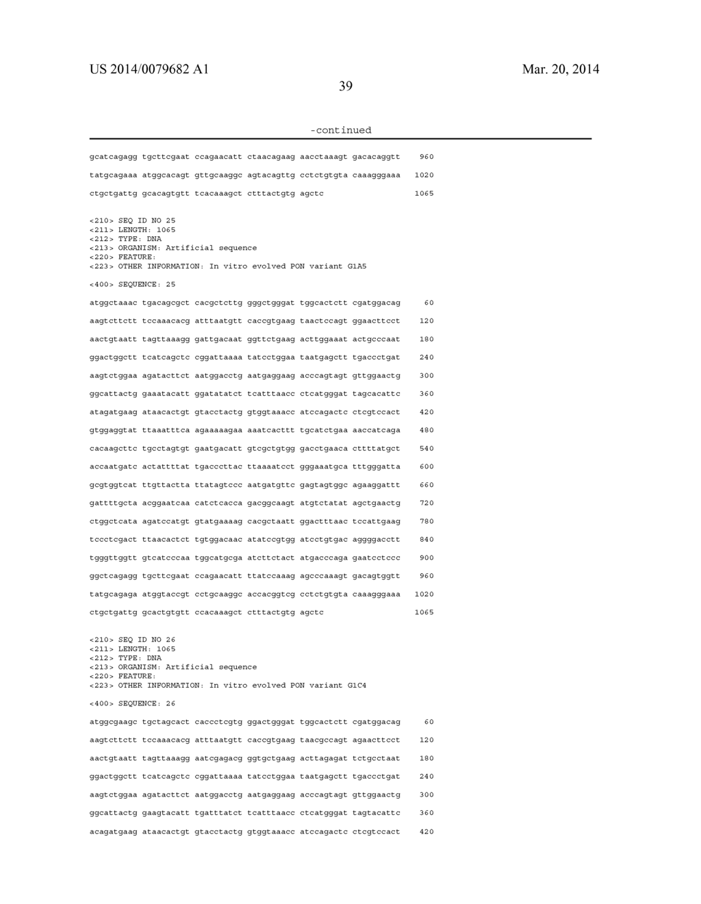 PON POLYPEPTIDES, POLYNUCLEOTIDES ENCODING SAME AND COMPOSITIONS AND     METHODS UTILIZING SAME - diagram, schematic, and image 115