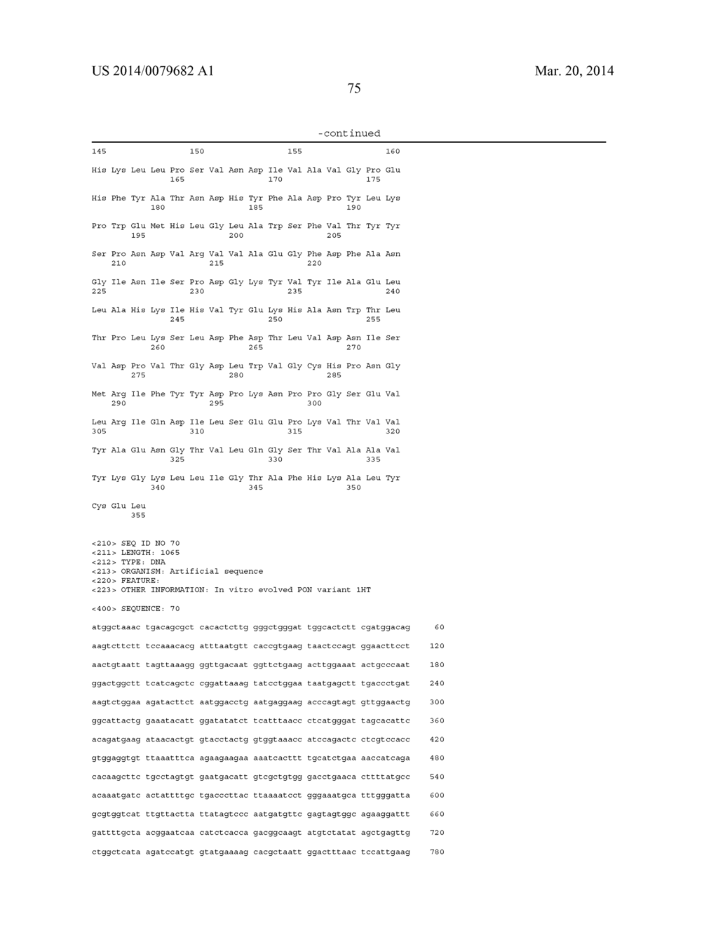 PON POLYPEPTIDES, POLYNUCLEOTIDES ENCODING SAME AND COMPOSITIONS AND     METHODS UTILIZING SAME - diagram, schematic, and image 151