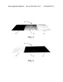 ROOFING MATERIAL WITH SURFACE TREATMENT AND SHADOW AREA diagram and image