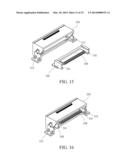 CARD READER AND ELECTRONIC DEVICE HAVING MOVABLE CARD INSERTION MECHANISM diagram and image