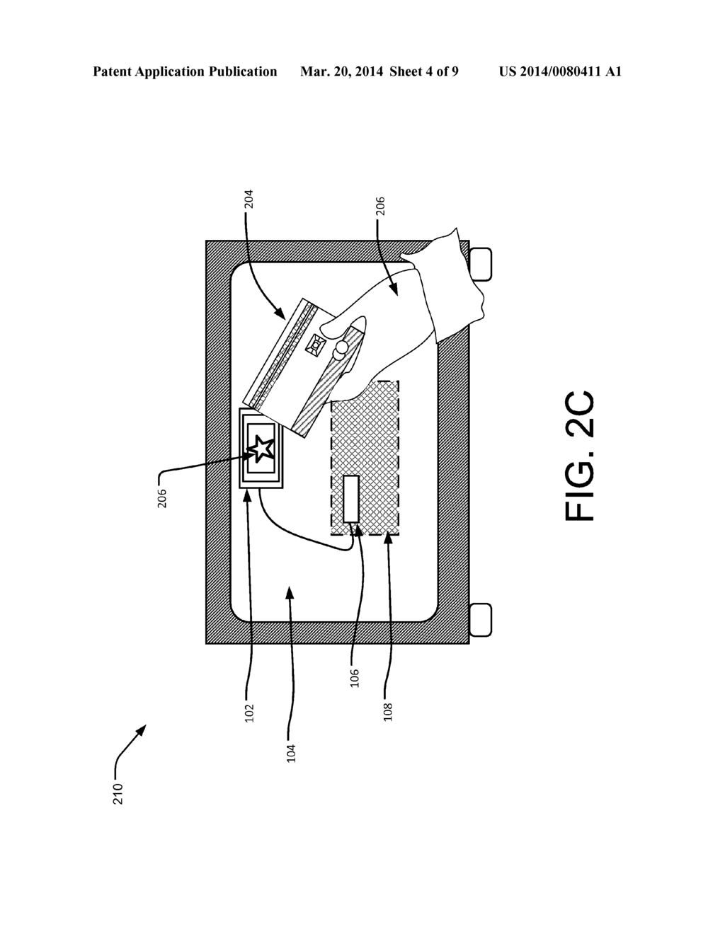 INTEGRATION OF A NEAR FIELD COMMUNICATION COIL ANTENNA BEHIND A SCREEN     DISPLAY FOR NEAR FIELD COUPLING - diagram, schematic, and image 05