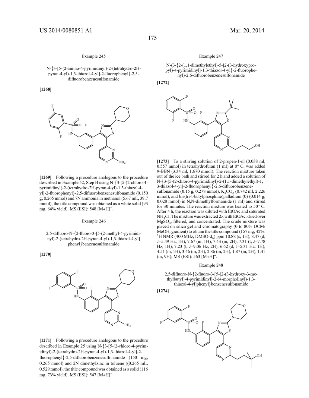 Benzene Sulfonamide Thiazole and Oxazole Compounds - diagram, schematic, and image 182