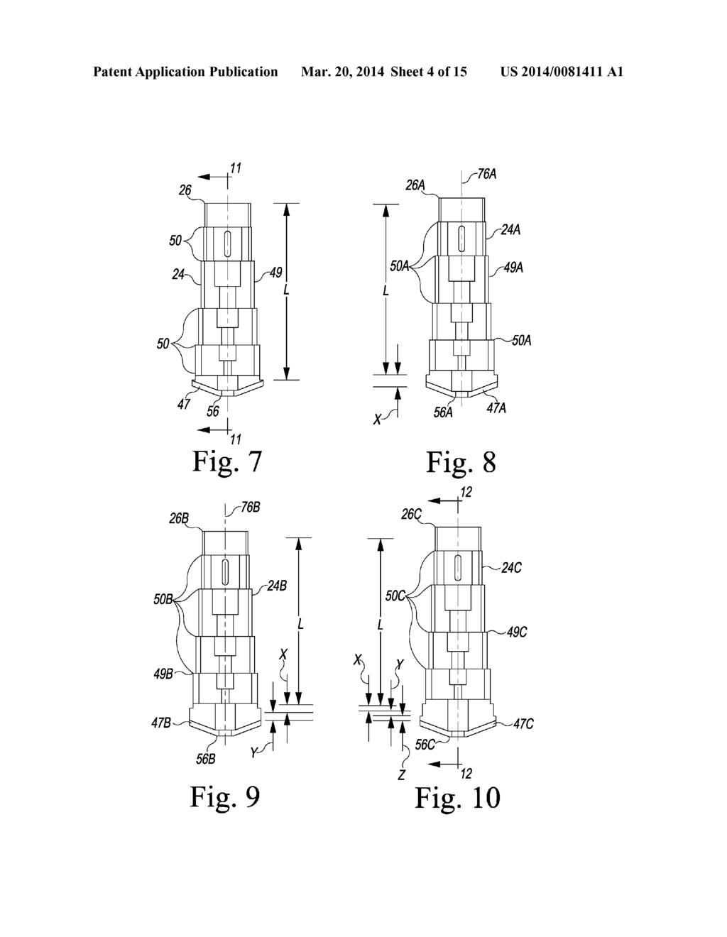 SURGICAL INSTRUMENT SYSTEM WITH MULTIPLE LENGTHS OF BROACHES SHARING A     COMMON GEOMETRY - diagram, schematic, and image 05