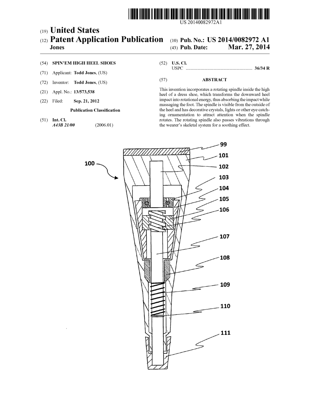 Spin'em high heel shoes - diagram, schematic, and image 01