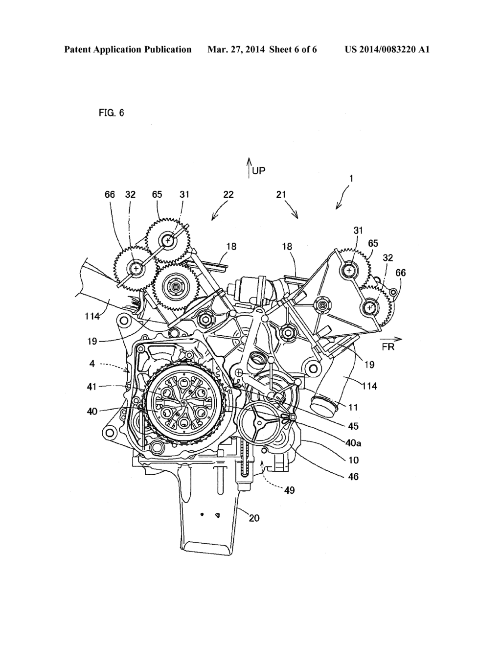 INTERNAL COMBUSTION ENGINE AND BACKLASH ADJUSTING DEVICE OF CAM DRIVING     GEAR MECHANISM - diagram, schematic, and image 07