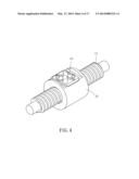 EXTERNAL CIRCULATION TYPE BALL SCREW DEVICE diagram and image