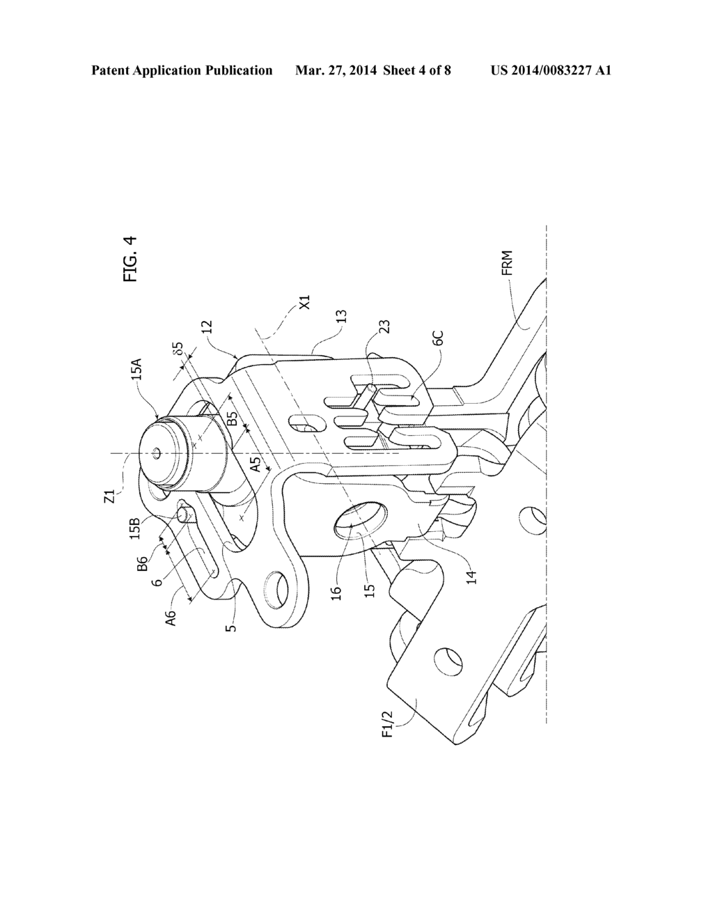 DEVICE FOR SELECTION AND ENGAGEMENT OF THE GEARS OF A GEARBOX FOR MOTOR     VEHICLES - diagram, schematic, and image 05