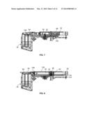 TOY LAUNCH APPARATUS WITH DART MAGAZINE AND AUTOMATICALLY RETRACTING DART     TUBE diagram and image