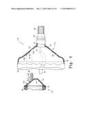 COMBINATION ANESTHESIA AND SCAVENGER SURGICAL MASK diagram and image