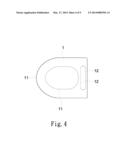 METHOD TO MEASURE, INSTALL AND FIX A TOILET SEAT diagram and image