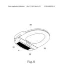 METHOD TO MEASURE, INSTALL AND FIX A TOILET SEAT diagram and image