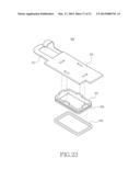 WATERPROOF STRUCTURE FOR PORTABLE TERMINAL diagram and image