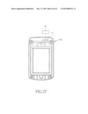 WATERPROOF STRUCTURE FOR PORTABLE TERMINAL diagram and image