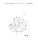 ROTARY DAMPER DEVICE WITH ONE-WAY CLUTCH diagram and image