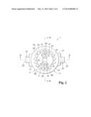 ROTARY DAMPER DEVICE WITH ONE-WAY CLUTCH diagram and image