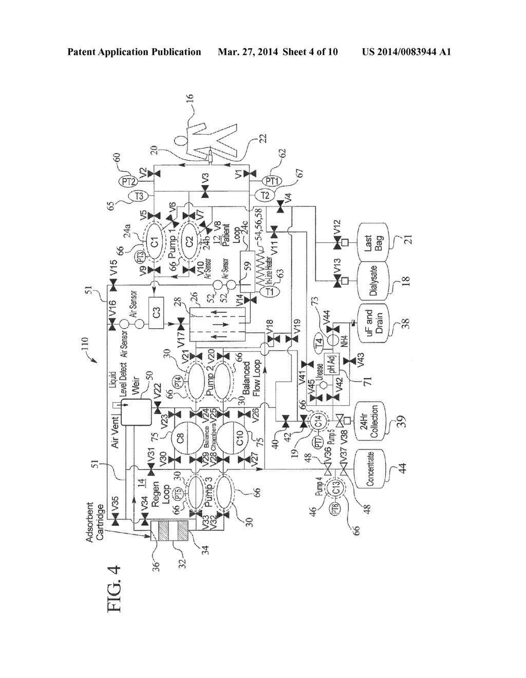 WEIGHT-CONTROLLED SORBENT SYSTEM FOR HEMODIALYSIS - diagram, schematic, and image 05