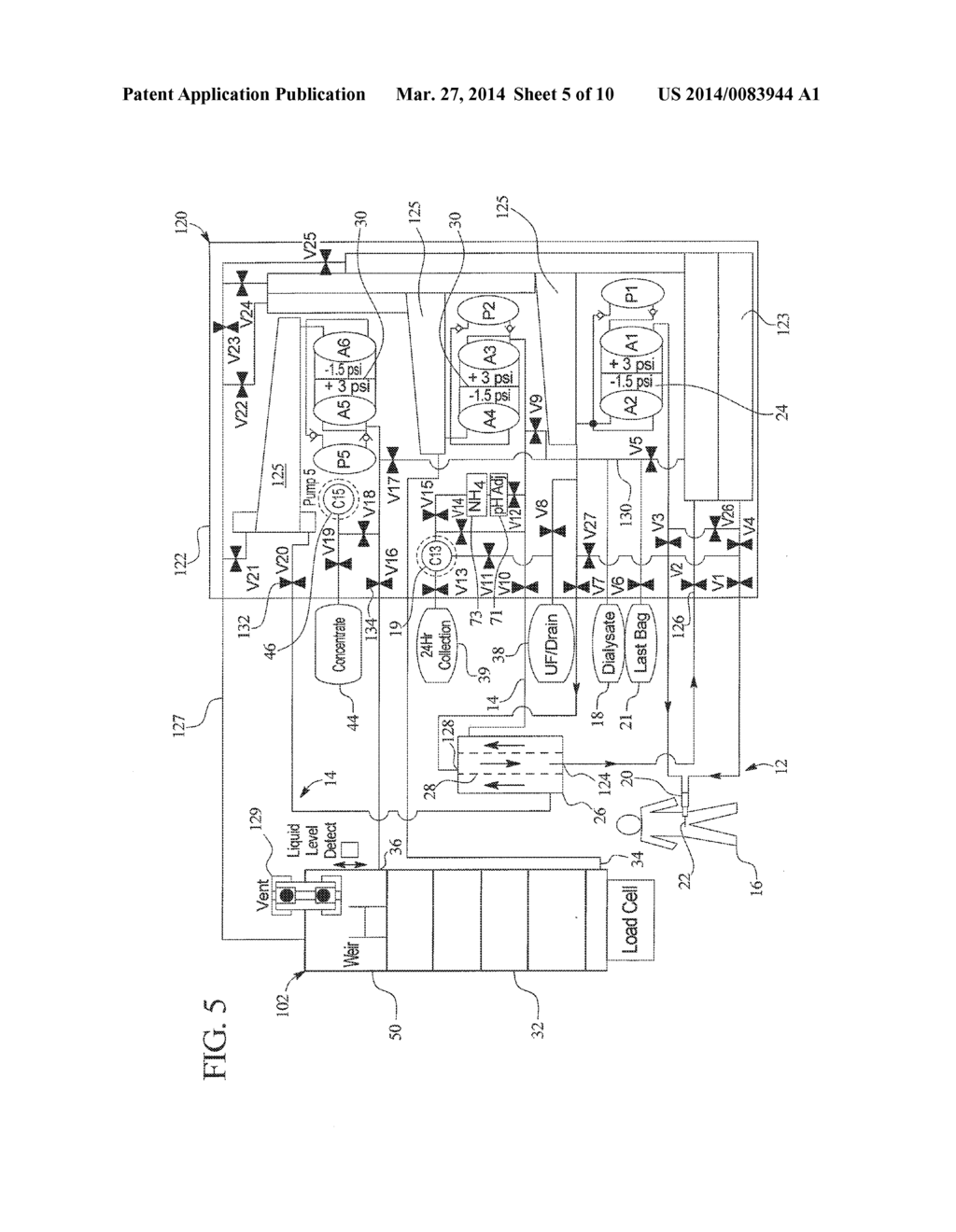 WEIGHT-CONTROLLED SORBENT SYSTEM FOR HEMODIALYSIS - diagram, schematic, and image 06