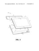 COVER ASSEMBLY FOR A PORTABLE ELECTRONIC DEVICE diagram and image