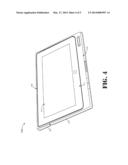 COVER ASSEMBLY FOR A PORTABLE ELECTRONIC DEVICE diagram and image