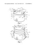 Kitchen Appliance With Locking Handles diagram and image