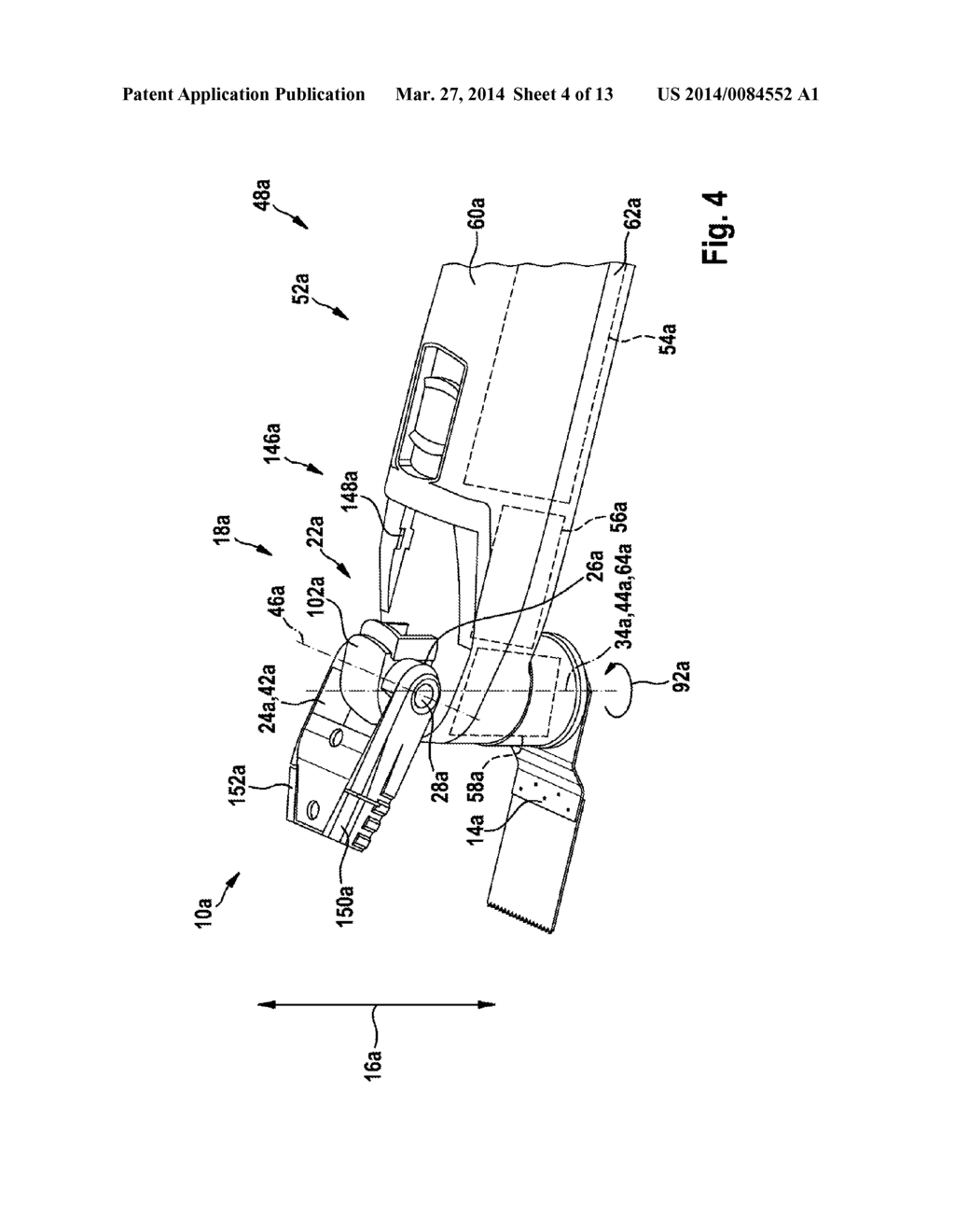 CLAMPING DEVICE FOR A HAND-HELD POWER TOOL - diagram, schematic, and image 05