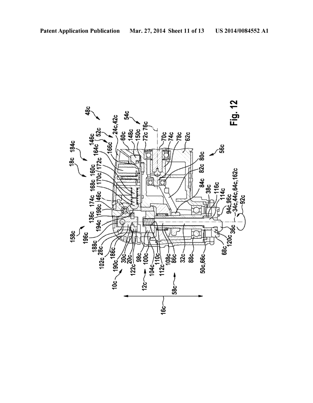 CLAMPING DEVICE FOR A HAND-HELD POWER TOOL - diagram, schematic, and image 12