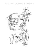 POSITIONING STRUCTURE FOR A FIREARM ON A VEHICLE diagram and image