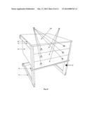 CONVERTIBLE FURNITURE SYSTEM BASE AND MODULAR APPLICATIONS INCLUDING     ARMCHAIRS, TABLES, AND STORAGE CABINETS diagram and image