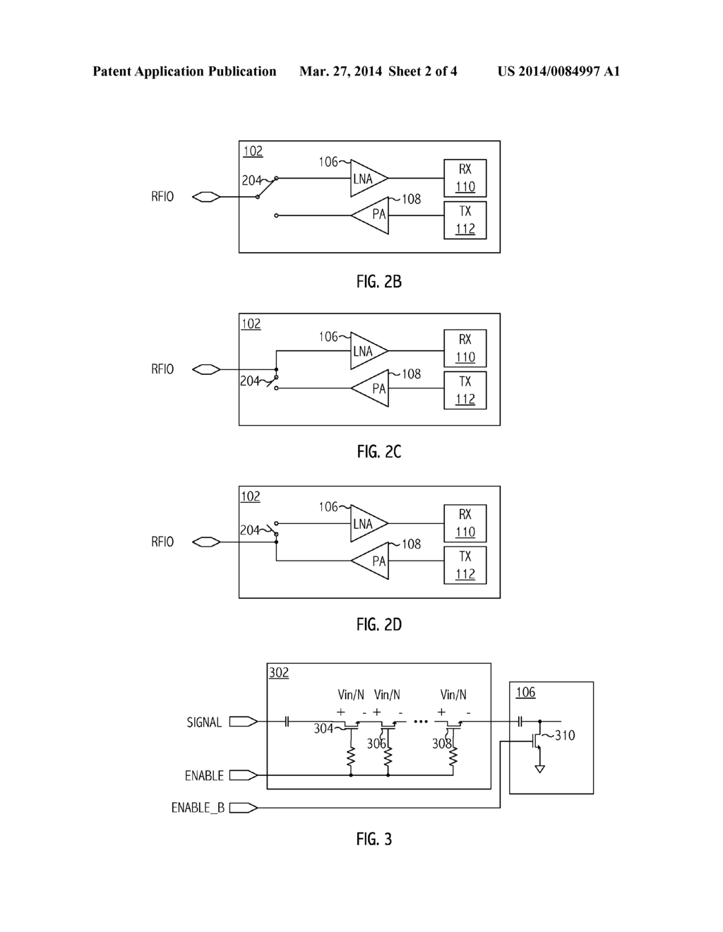 TRANSMIT/RECEIVE SWITCH WITH SERIES, DOUBLY-FLOATING DEVICE AND SWITCHED     BIAS VOLTAGE - diagram, schematic, and image 03