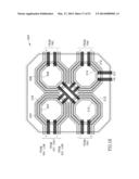 Two Dimensional Quad Integrated Power Combiner for RF Power Amplifiers diagram and image