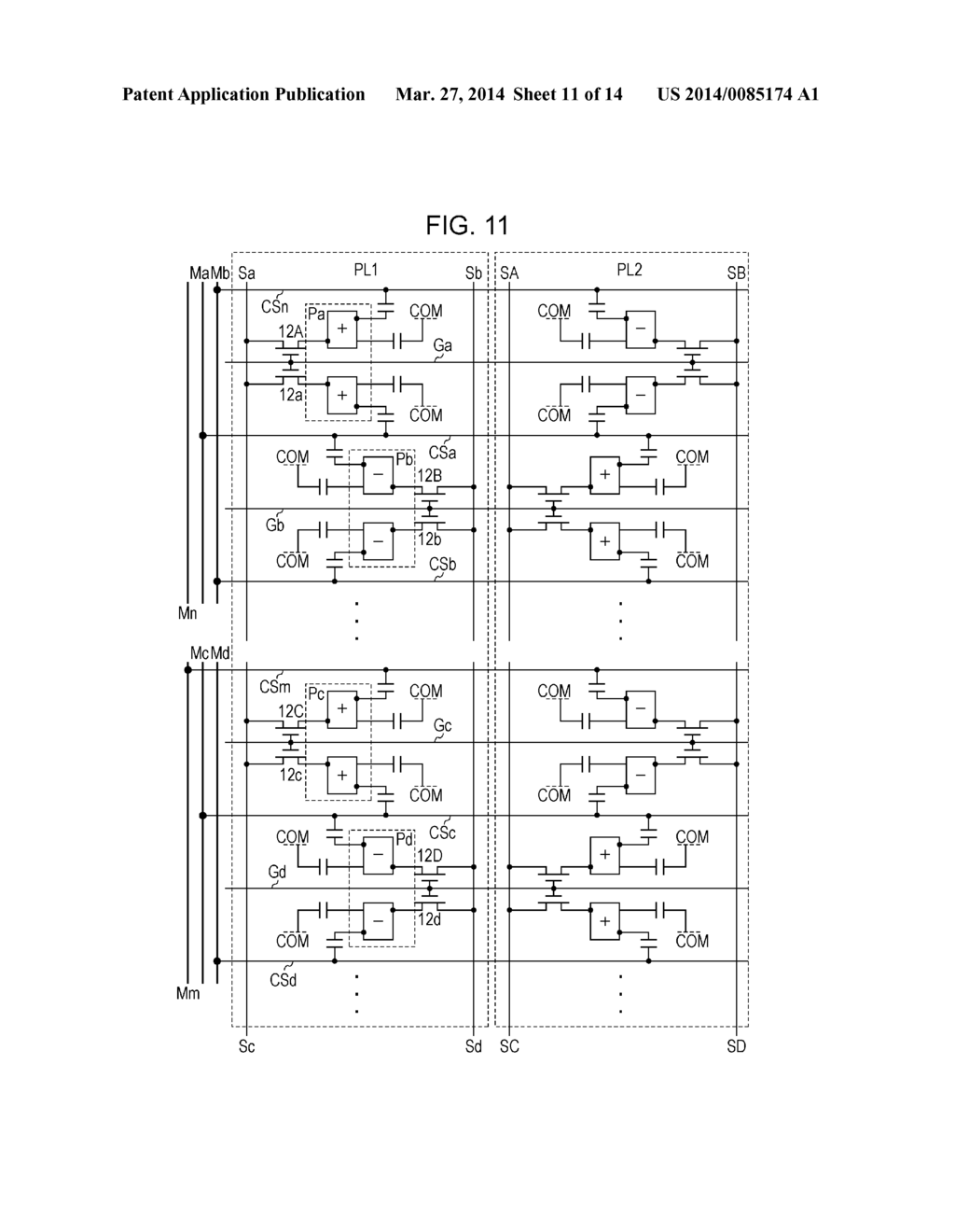 LIQUID CRYSTAL DISPLAY - diagram, schematic, and image 12