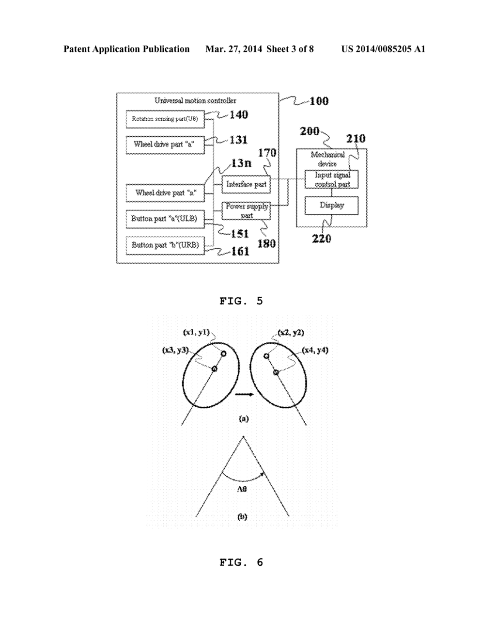 UNIVERSAL MOTION CONTROLLER IN WHICH A 3D MOVEMENT AND A ROTATIONAL INPUT     ARE POSSIBLE - diagram, schematic, and image 04