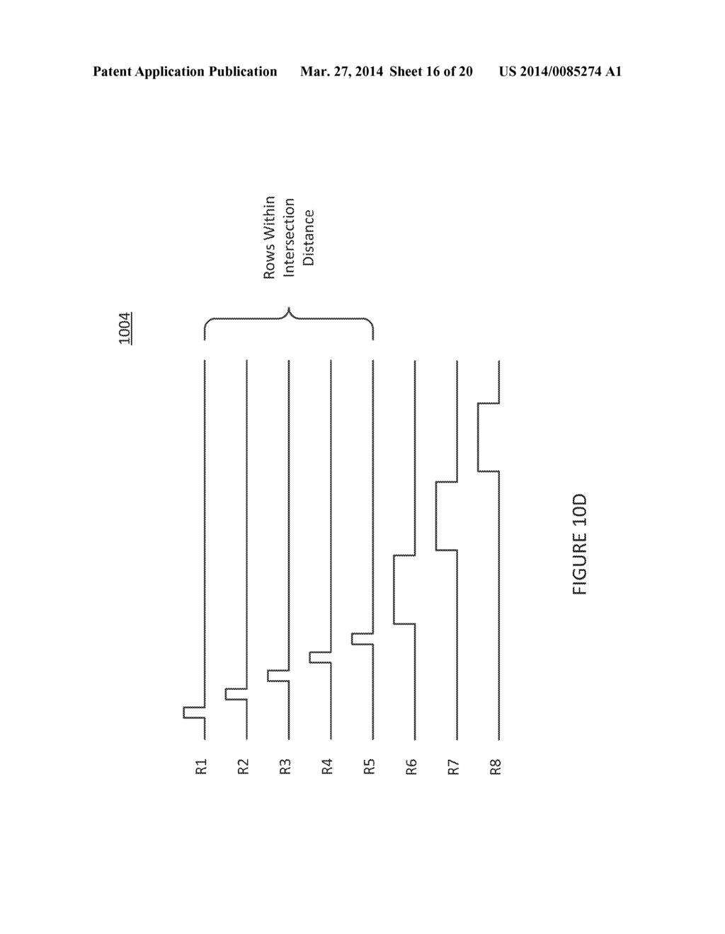 DISPLAY DEVICES AND DISPLAY ADDRESSING METHODS UTILIZING VARIABLE ROW     LOADING TIMES - diagram, schematic, and image 17