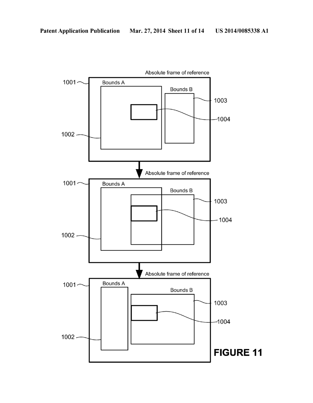 Systems and Methods for Managing the Positioning and Sizing of Objects in     Electronic Content - diagram, schematic, and image 12