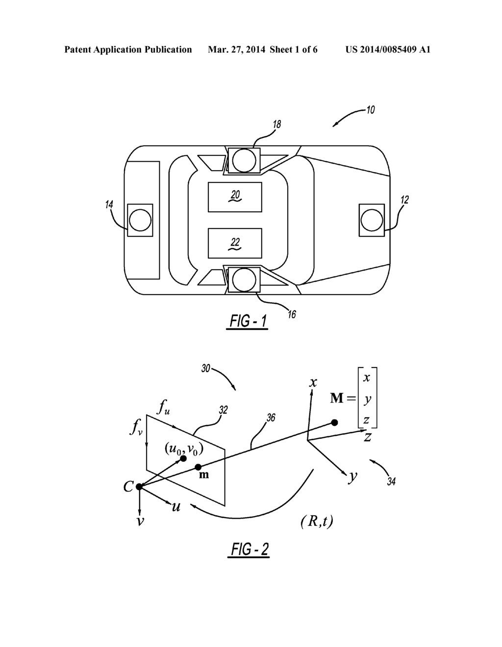 WIDE FOV CAMERA IMAGE CALIBRATION AND DE-WARPING - diagram, schematic, and image 02