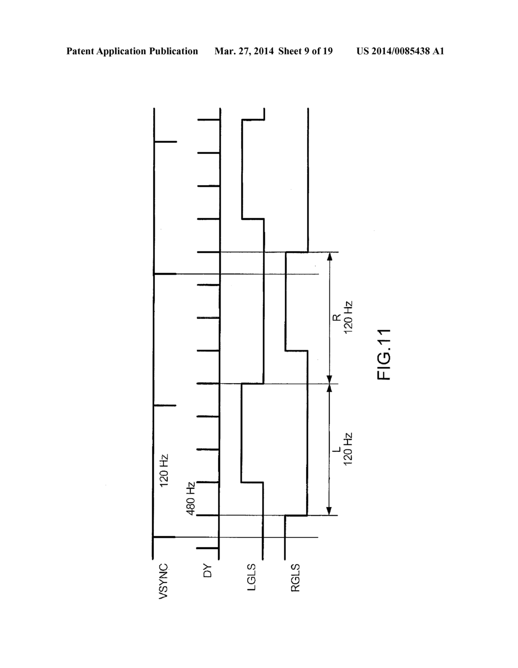 STEREOSCOPIC SPECTACLES CONTROL DEVICE, DISPLAY DEVICE, AND STEREOSCOPIC     SPECTACLES CONTROL METHOD - diagram, schematic, and image 10