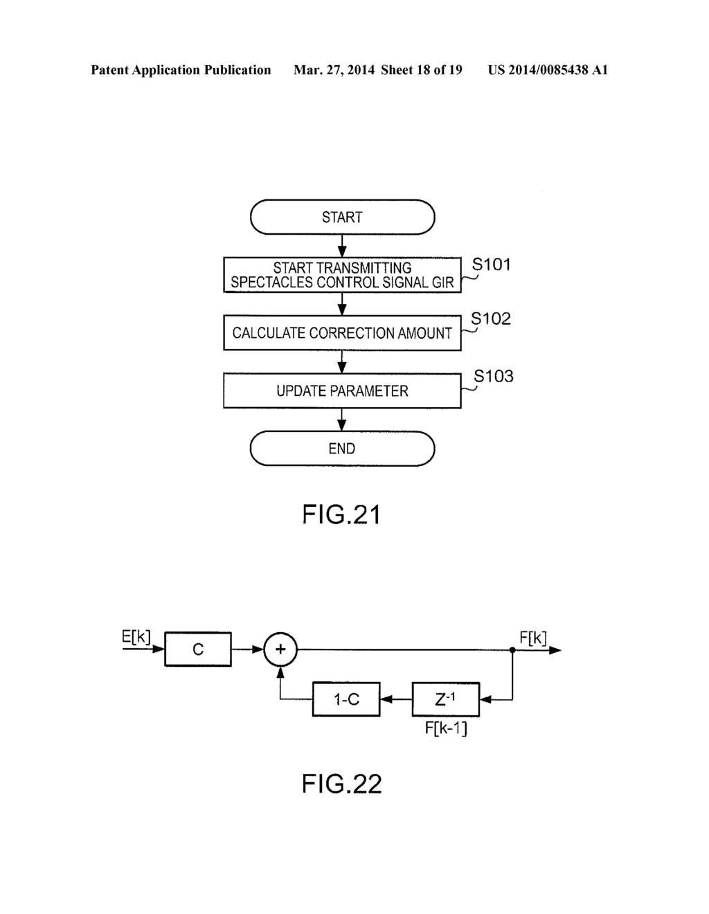 STEREOSCOPIC SPECTACLES CONTROL DEVICE, DISPLAY DEVICE, AND STEREOSCOPIC     SPECTACLES CONTROL METHOD - diagram, schematic, and image 19