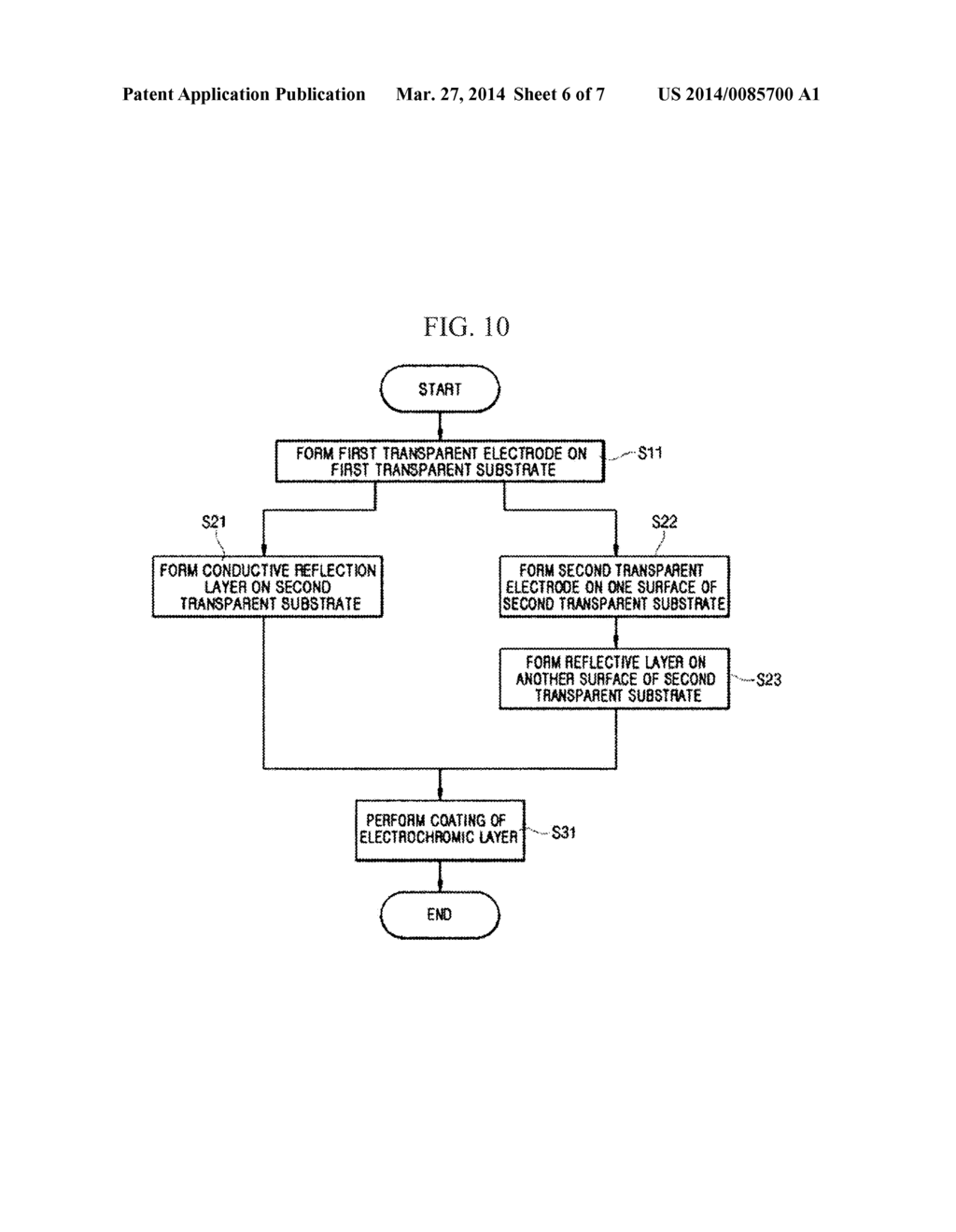 ELECTROCHROMIC MIRROR AND ROOM MIRROR MODULE FOR VEHICLE COMPRISING THE     SAME - diagram, schematic, and image 07