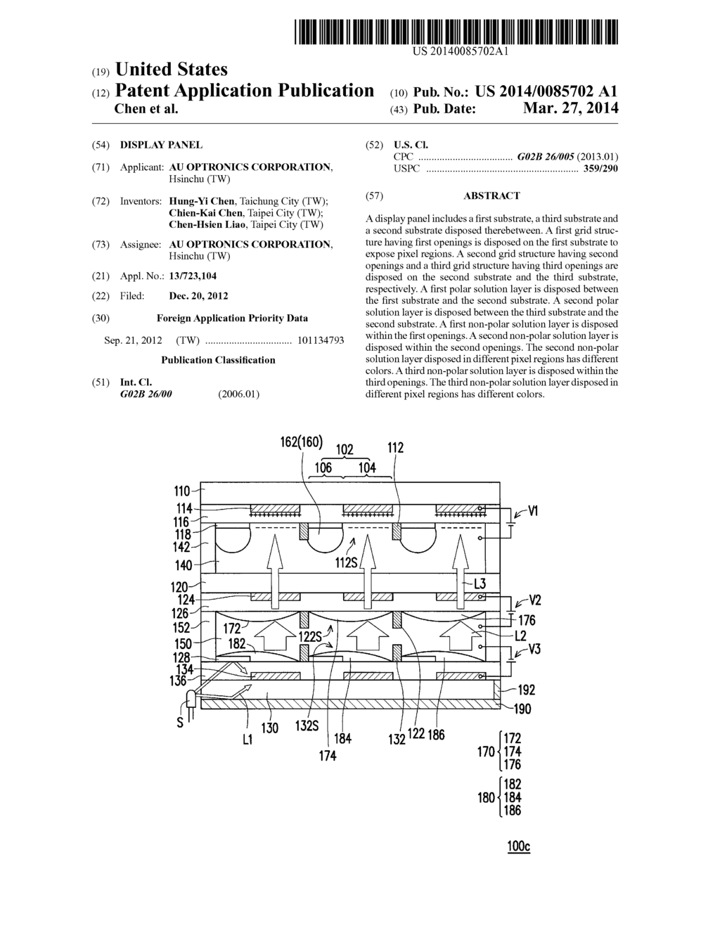 DISPLAY PANEL - diagram, schematic, and image 01