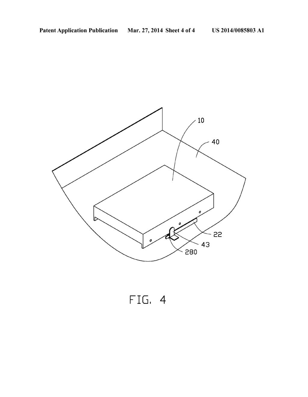 MOUNTING DEVICE FOR HARD DISK DRIVE - diagram, schematic, and image 05